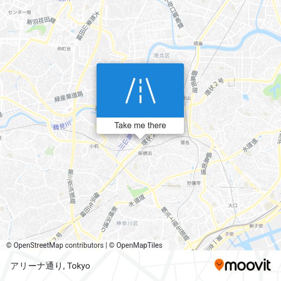 アリーナ通り map