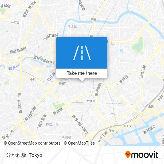 分かれ坂 map