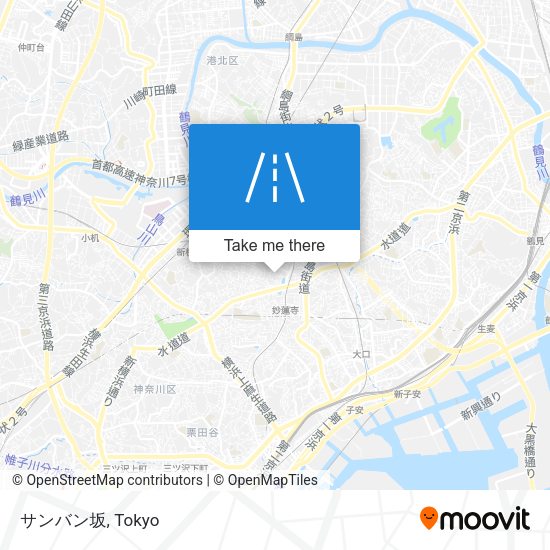 サンバン坂 map