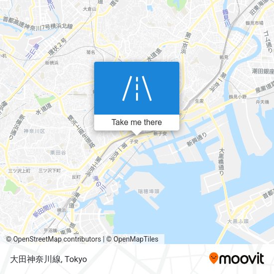 大田神奈川線 map