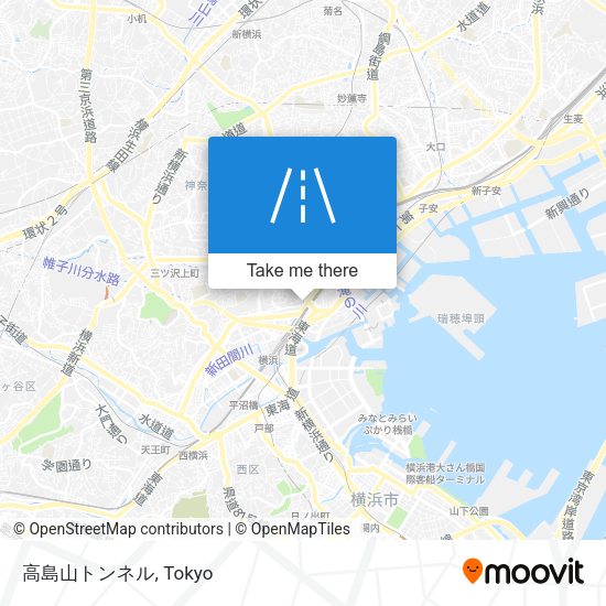 高島山トンネル map