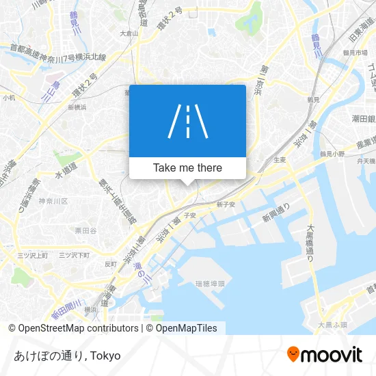 あけぼの通り map