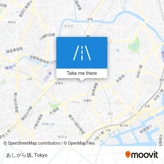 あしがら坂 map