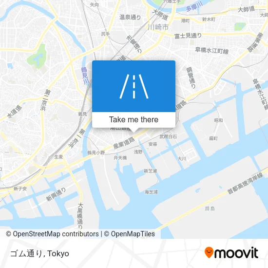 ゴム通り map