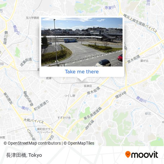 長津田橋 map