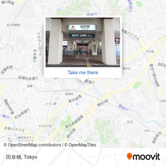 田奈橋 map