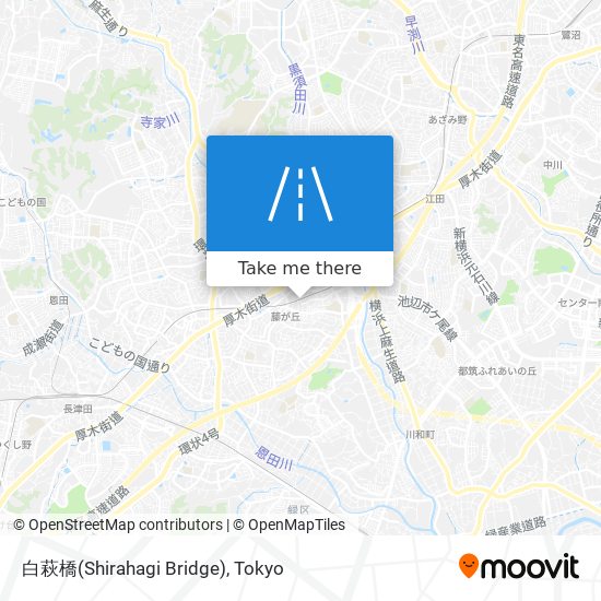 白萩橋(Shirahagi Bridge) map