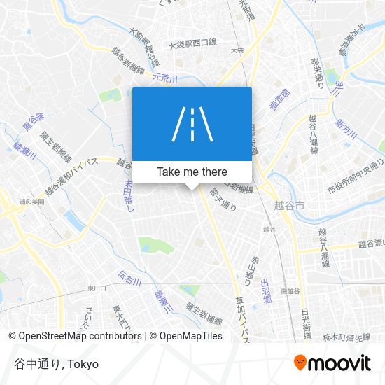 谷中通り map