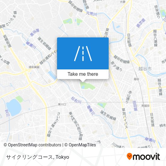 サイクリングコース map