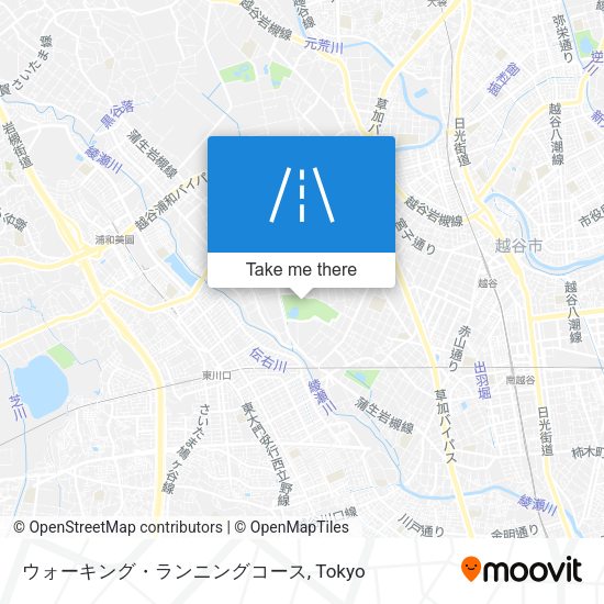ウォーキング・ランニングコース map