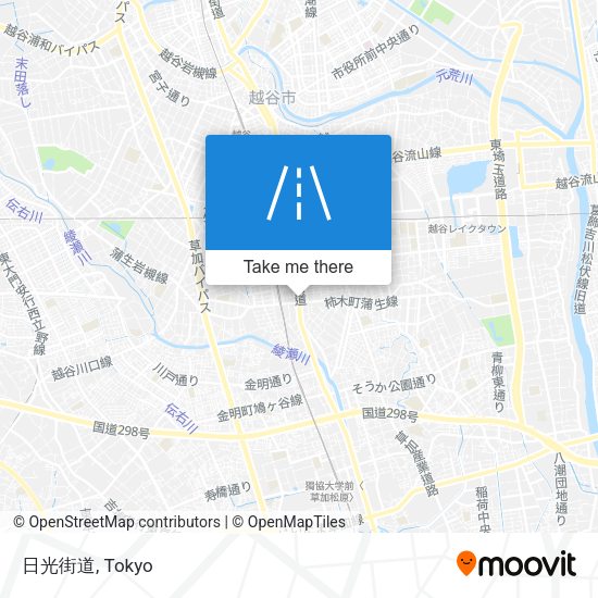 日光街道 map