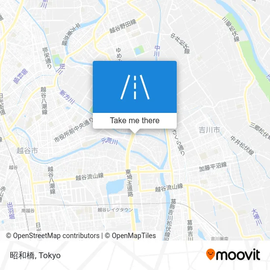 Showa Bridge map