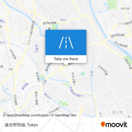 越谷野田線 map