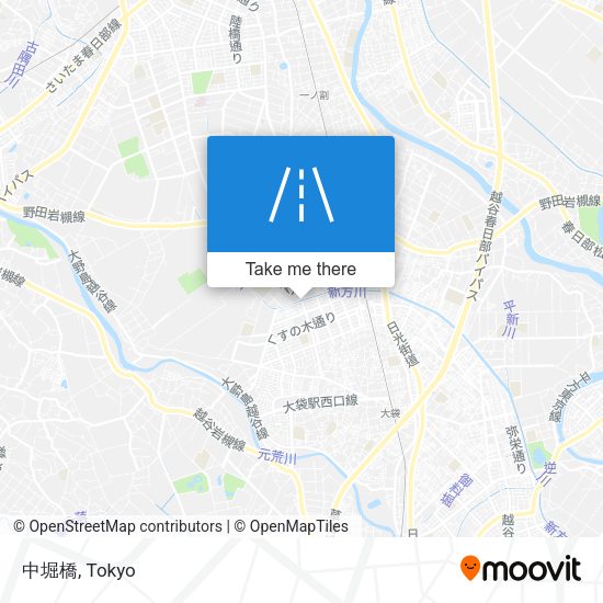 中堀橋 map