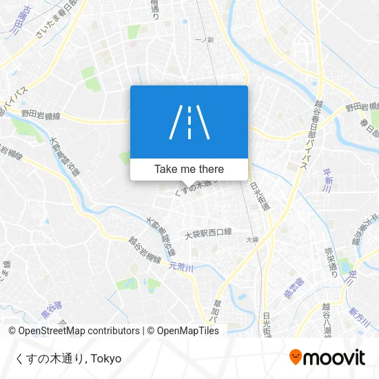 くすの木通り map