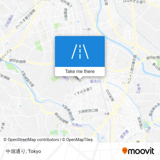 中堀通り map