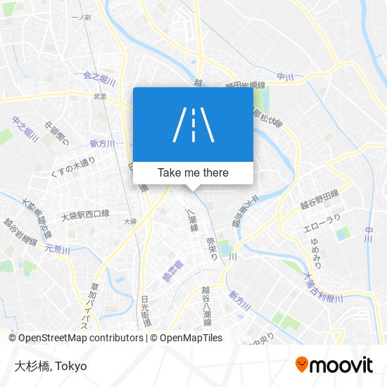 大杉橋 map