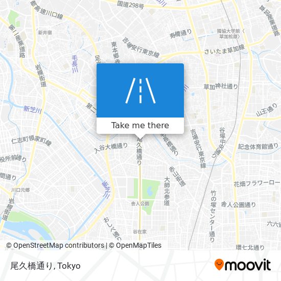 尾久橋通り map