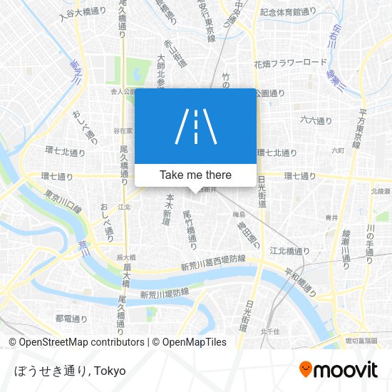 ぼうせき通り map