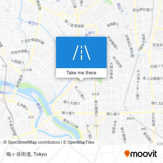 鳩ヶ谷街道 map