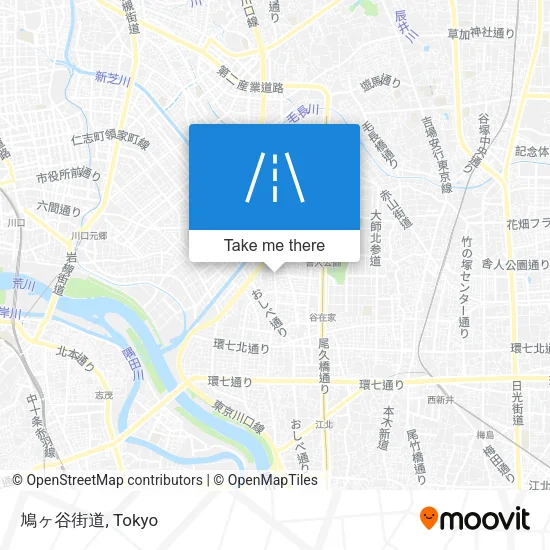 鳩ヶ谷街道 map
