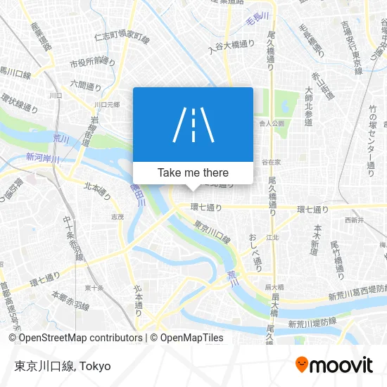 東京川口線 map