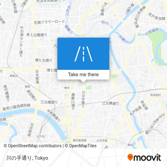 川の手通り map