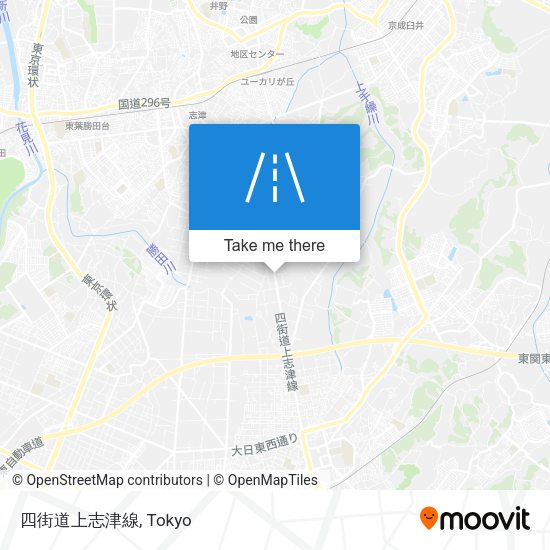四街道上志津線 map