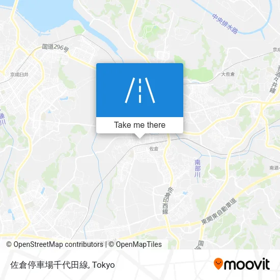 佐倉停車場千代田線 map