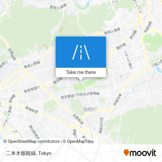 二本木飯能線 map