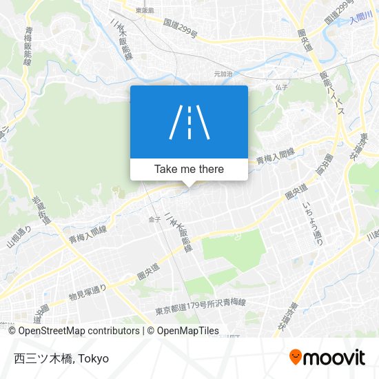 西三ツ木橋 map