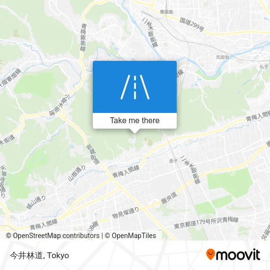 今井林道 map