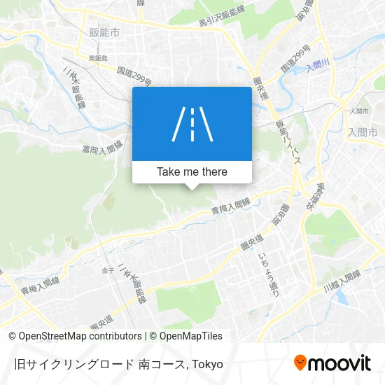旧サイクリングロード 南コース map