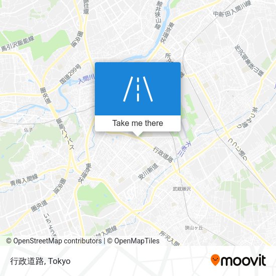 行政道路 map