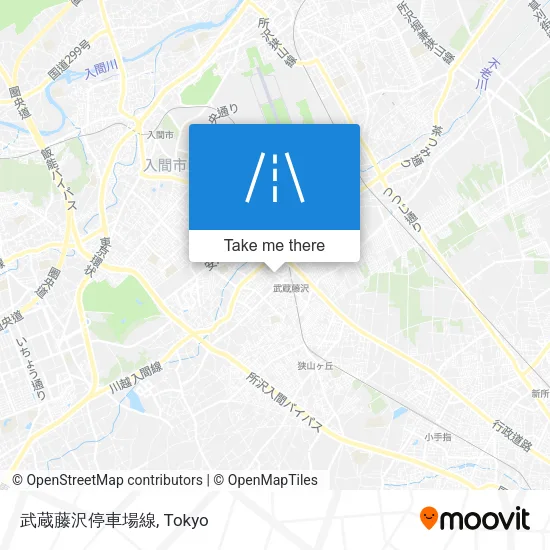武蔵藤沢停車場線 map