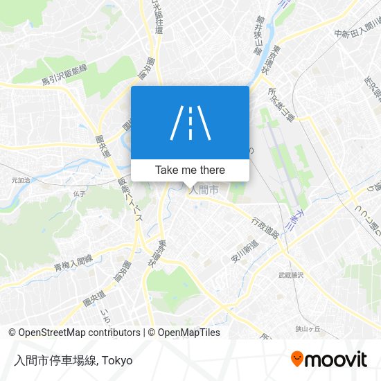 入間市停車場線 map