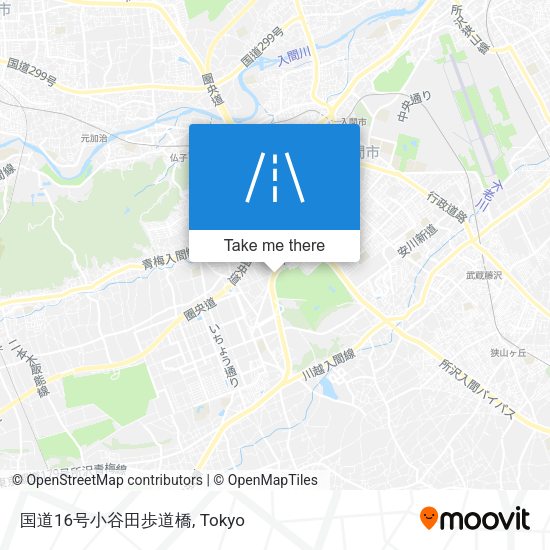 国道16号小谷田歩道橋 map