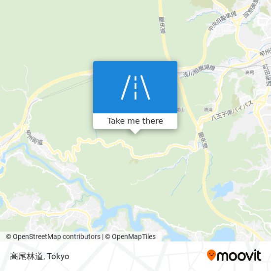 高尾林道 map