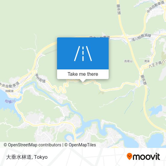 大垂水林道 map