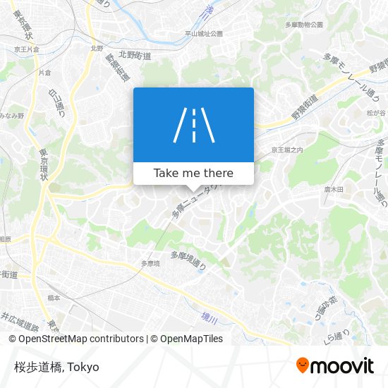桜歩道橋 map