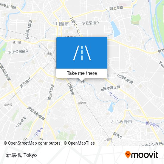 新扇橋 map
