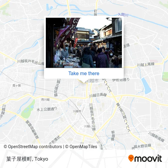 菓子屋横町 map