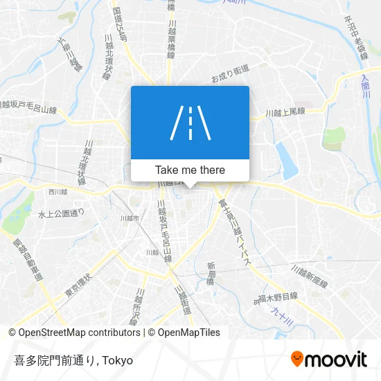 喜多院門前通り map