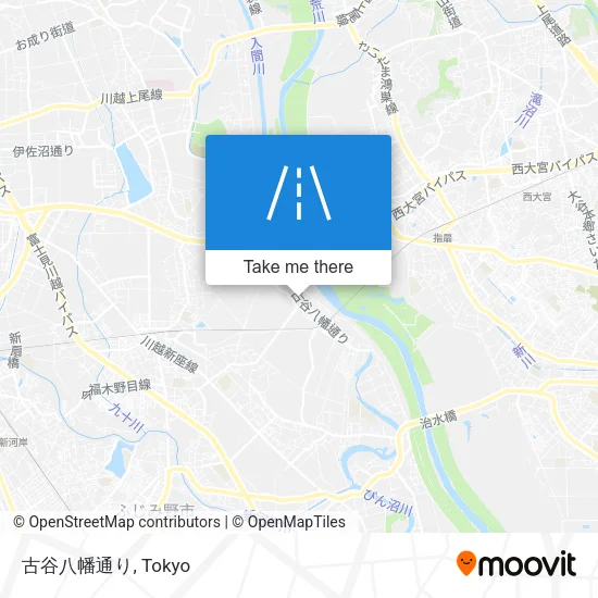 Furuya Hachiman Street map