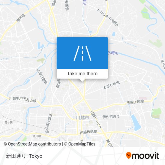 新田通り map