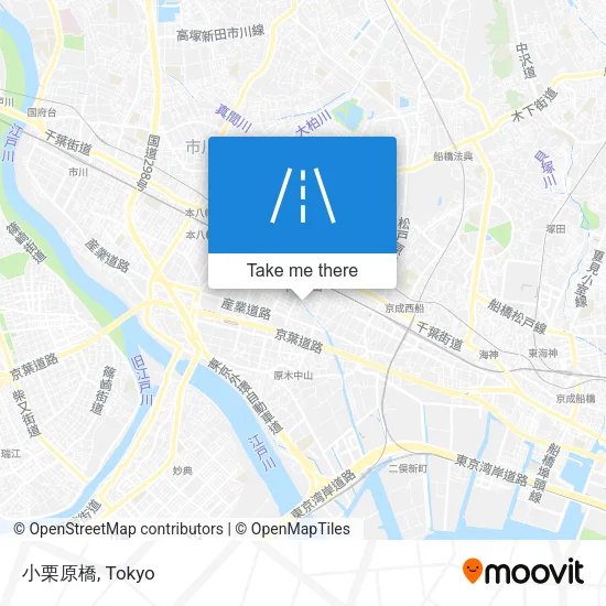 小栗原橋 map