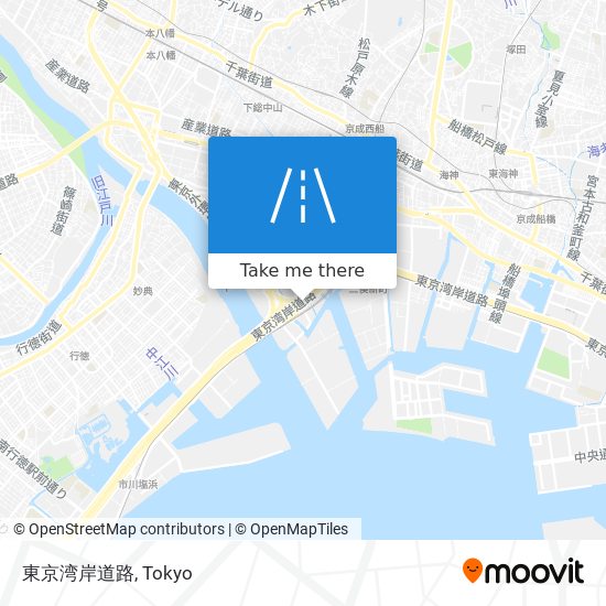 東京湾岸道路 map
