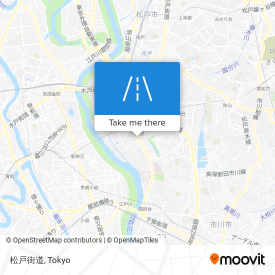 松戸街道 map