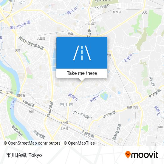市川柏線 map