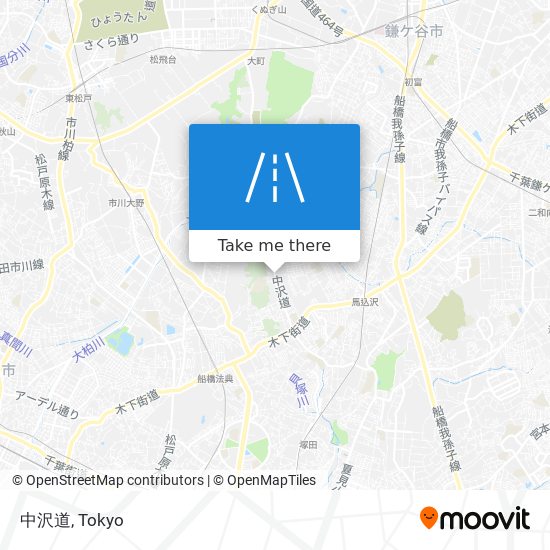 中沢道 map